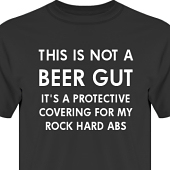 T-shirt, Hoodie i kategori Alkohol: Not a beer gut