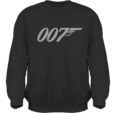Sweatshirt HeavyBlend Svart/Grtt tryck i kategori Film/TV: Bond