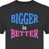 T-shirt, Hoodie i kategori Blandat: Bigger is Better