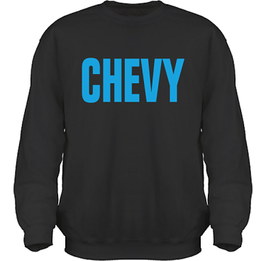Sweatshirt HeavyBlend Svart/Bltt tryck i kategori Motor: Chevy