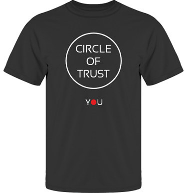 T-shirt UltraCotton Svart i kategori Attityd: Circle of Trust