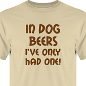 T-shirt, Hoodie i kategori Alkohol: In dog beers