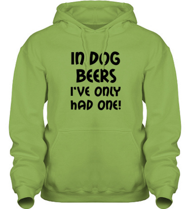 Hood HeavyBlend Kiwi/Svart tryck i kategori Alkohol: In dog beers