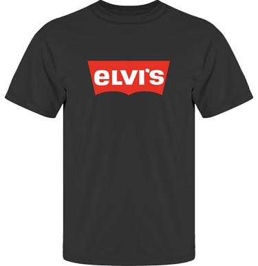 T-shirt UltraCotton Svart i kategori Musik: Elvis