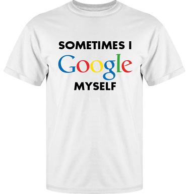 T-shirt Vapor i kategori Blandat: I Google myself