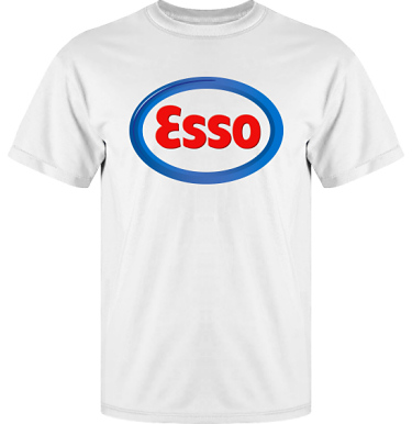 T-shirt Vapor i kategori Motor: Esso