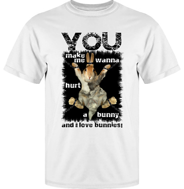 T-shirt Vapor i kategori Attityd: Hurt A Bunny