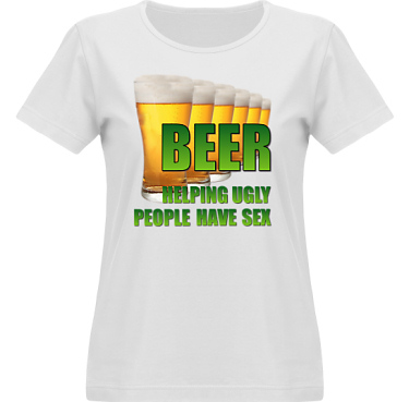 T-shirt Vapor Dam  i kategori Alkohol: Helping Ugly People