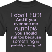 T-shirt, Hoodie i kategori Blandat: I dont run