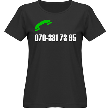 T-shirt SouthWest Dam Svart/Vitt tryck i kategori Blandat: Ring mig