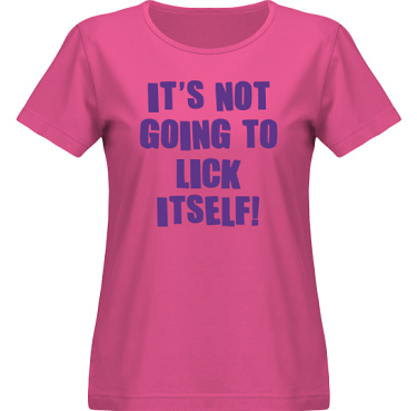 T-shirt SouthWest Dam Cerise/Violett tryck i kategori Sexxx: Lick Itself