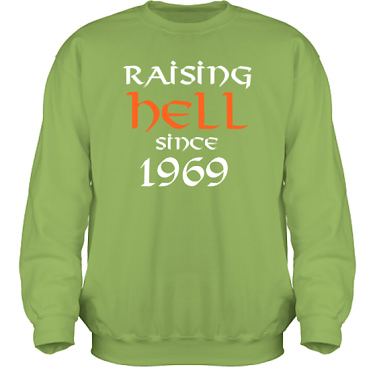 Sweatshirt HeavyBlend Kiwi i kategori Attityd: Raising Hell