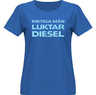 T-shirt SouthWest Dam Royalbl/Ljusbltt tryck i kategori Attityd: Diesel