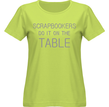 T-shirt SouthWest Dam Lime/Grtt tryck i kategori Scrapbooking: On the table