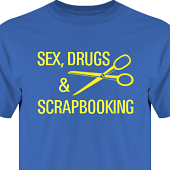 T-shirt, Hoodie i kategori Scrapbooking: Sex Drugs Scrapbooking