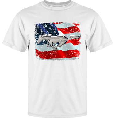 T-shirt Vapor i kategori Motor: US Mustang