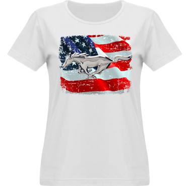 T-shirt Vapor Dam  i kategori Motor: US Mustang