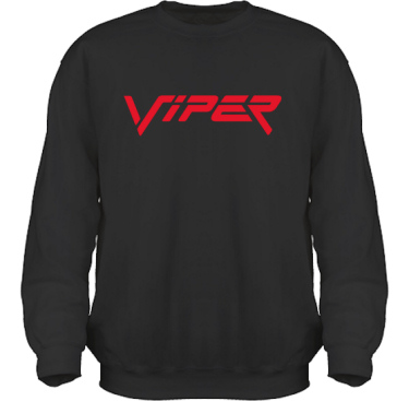 Sweatshirt HeavyBlend Svart/Rtt tryck i kategori Motor: Viper