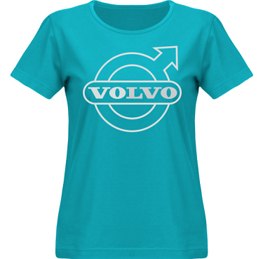 T-shirt SouthWest Dam Aqua/Silverfärgat tryck i kategori Motor: Volvo
