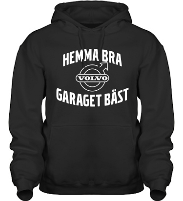Hood HeavyBlend Svart/Vitt tryck i kategori Motor: Volvo Garaget bst
