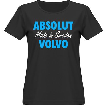 T-shirt SouthWest Dam Svart/Bltt tryck i kategori Motor: Absolut Volvo