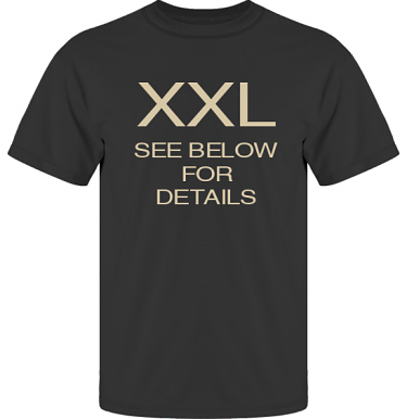 T-shirt UltraCotton Svart/Sandfrgat tryck i kategori Sexxx: See below