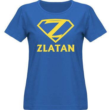 T-shirt SouthWest Dam Royalblå/Gult tryck  i kategori Blandat: Zlatan